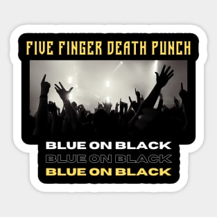 Blue And Black Sticker
